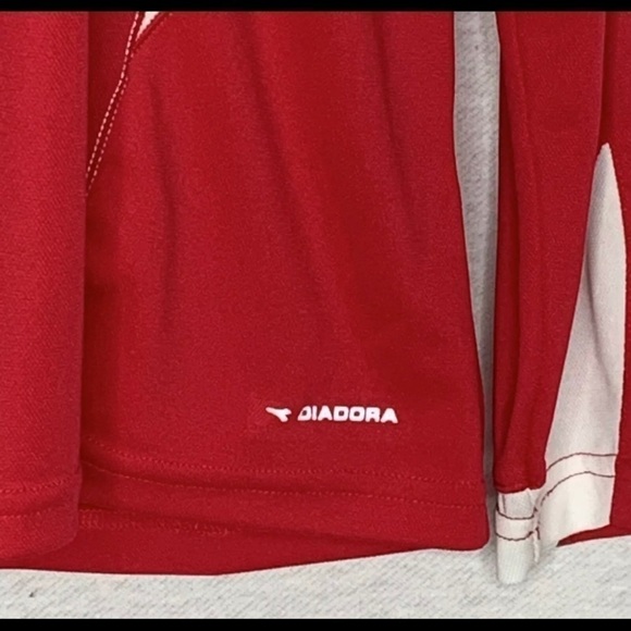 4/$35 DIadora DIAdry Medium 1/4 Zip Pullover Pink - Picture 3 of 8